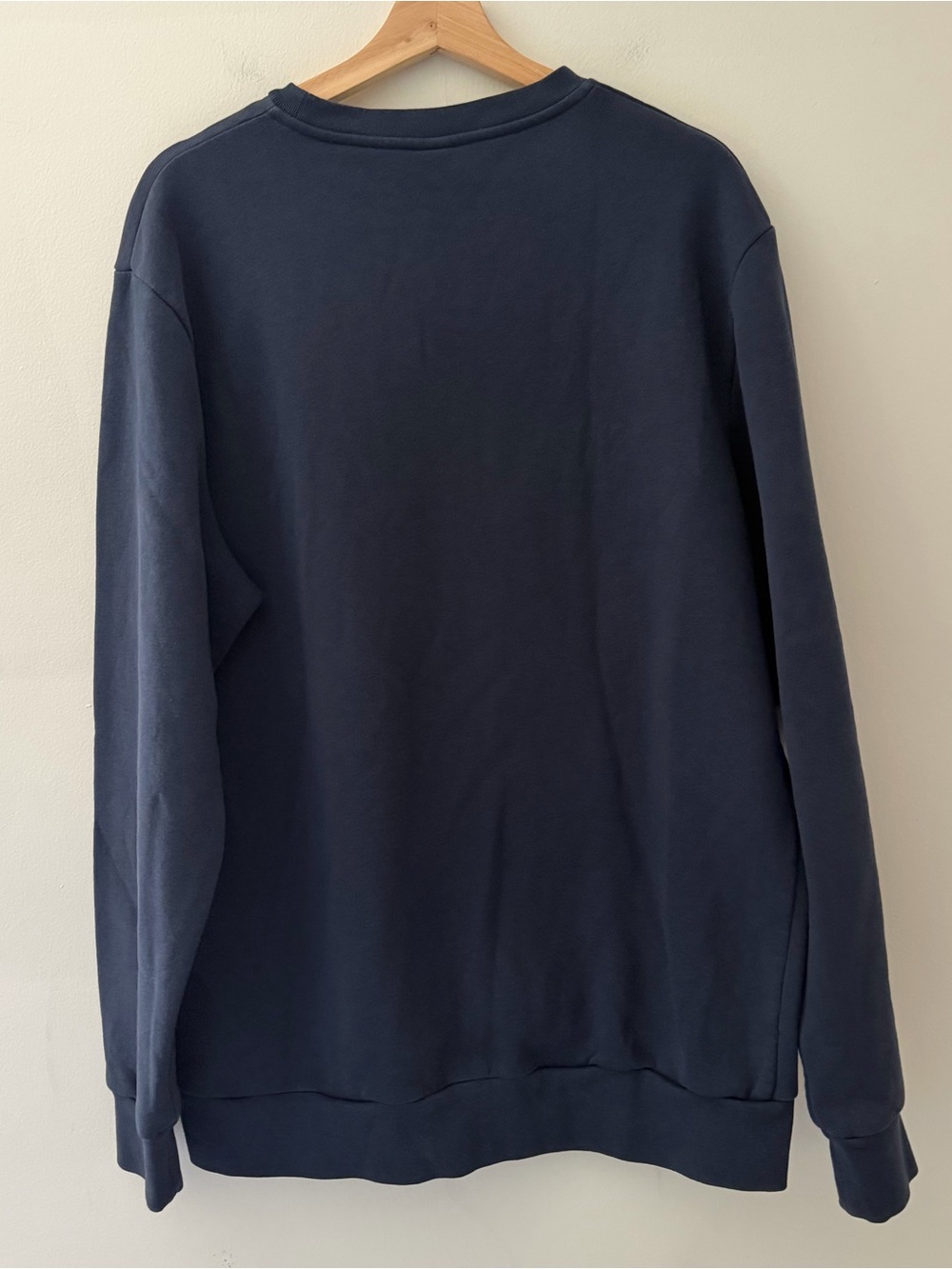 Le Coq Sportif Sweatshirt Crewneck Navy Green Size XXL Sportswear Preppy - Picture 3 of 8